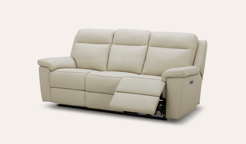 Laguna leather 3 pce recliner suite