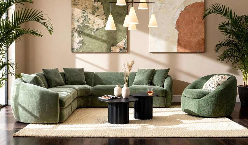 Bellevue 6 seat corner lounge