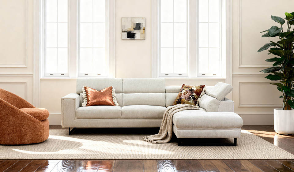 Catalonia 5 seat corner chaise lounge