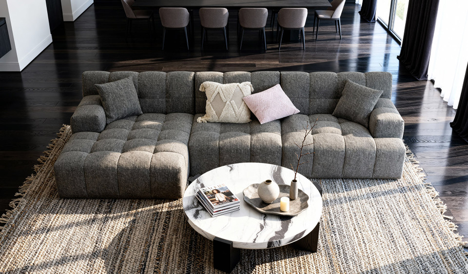 Draper 3 seat chaise lounge