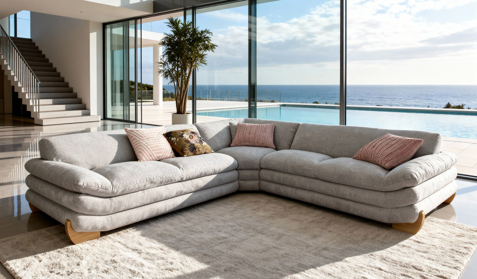 Cirrus 6 seat corner lounge