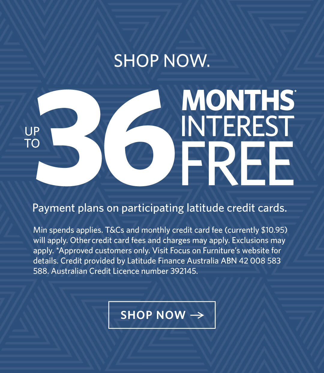 36 months interest free