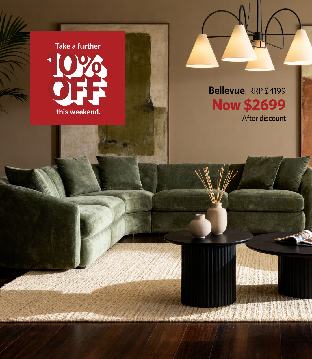 Take a further 10 percent off this long weekend