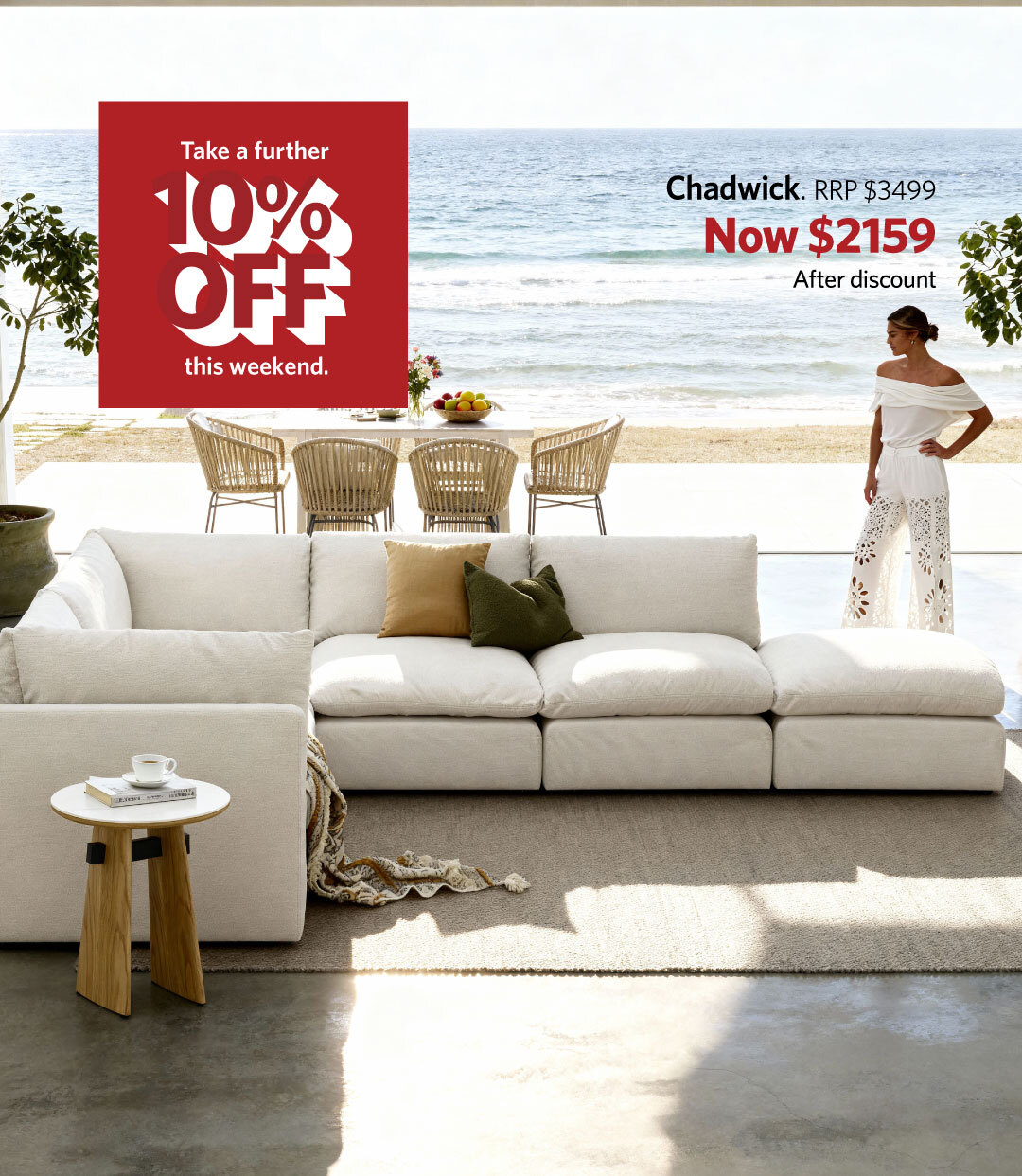 Take a further 10 percent off this long weekend