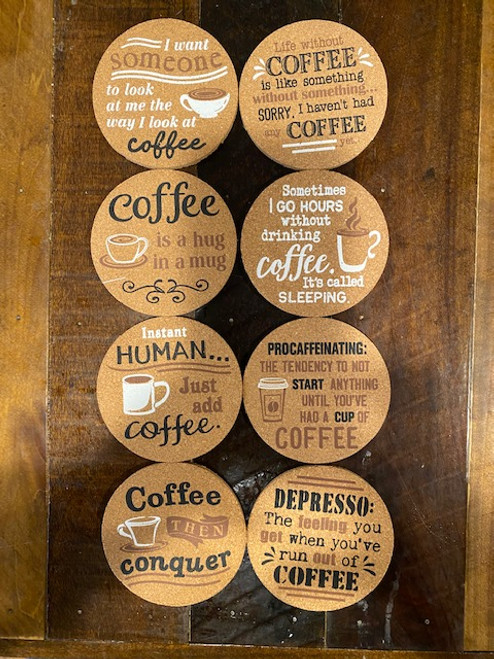 Cork Coffee Coasters