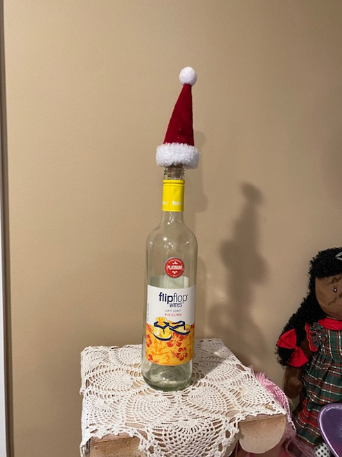 Santa Hat Wine Bottle Corks