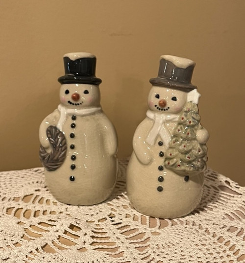 Snowman Salt and Pepper Set