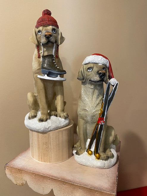 Winter Sports Dog Figures