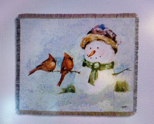 Snowman Throw