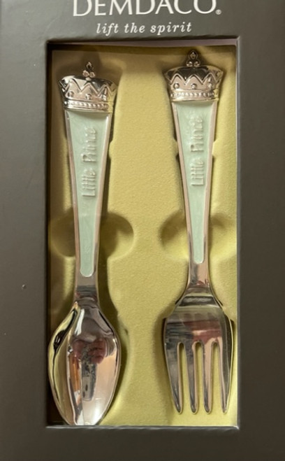 Baby Spoon and Fork Set - Prince