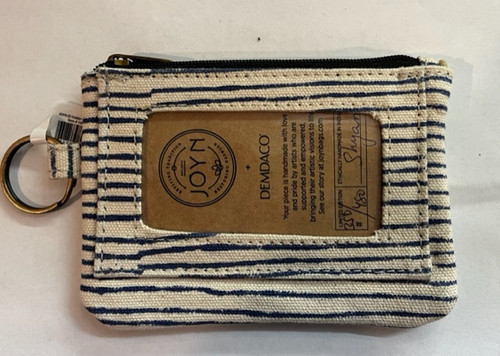 JOYN Coin Purse and ID Holder - Striped