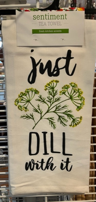 Veggie Tea Towel - Dill with It!