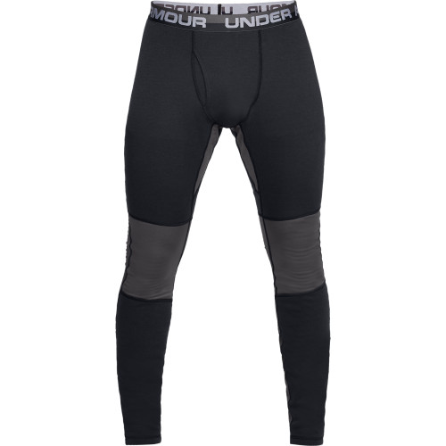 Under Armour 1325322 Men's UA Twill Extreme Cold Weather Base Leggings, Black_1325322-PARENT
