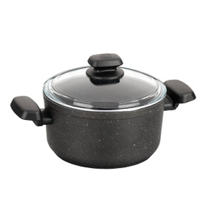 Korkmaz Ornella 2 Piece 3 Liter Aluminum Nonstick Casserole Dish with Lid D970-A1341