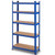 Blue Heavy Duty Metal Wood 5 Tier Adjustable Shelving Unit Garage Storage Rack Q280-BLHD0527