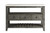 18" X 54" X 36" White Marble Gray Oak Wood Server N270-347332