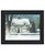 Snow Softly Falling 1 Black Framed Print Wall Art N270-407412