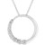 Graduated Cubic Zirconia Circle Pendant R599-P50053R-C01
