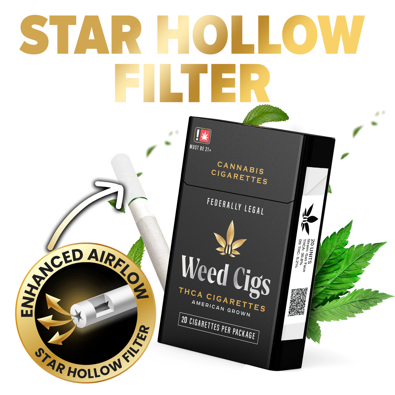 Weed Cigs – Legal Weed Cigarettes with THCa Flower Inside