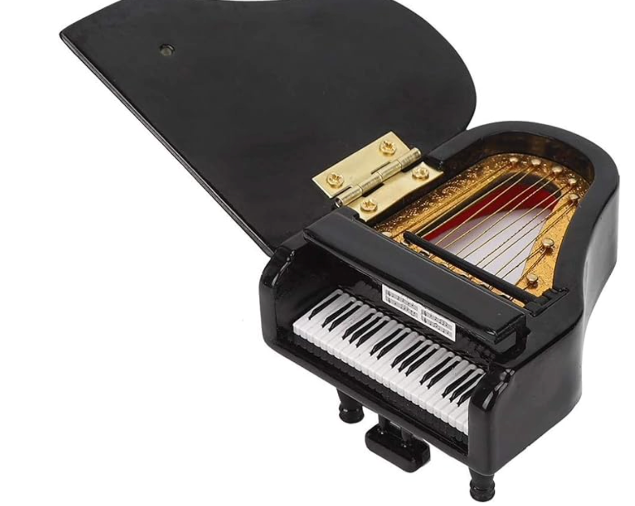 Grand Piano Ornament - Red - Alberts - View #8