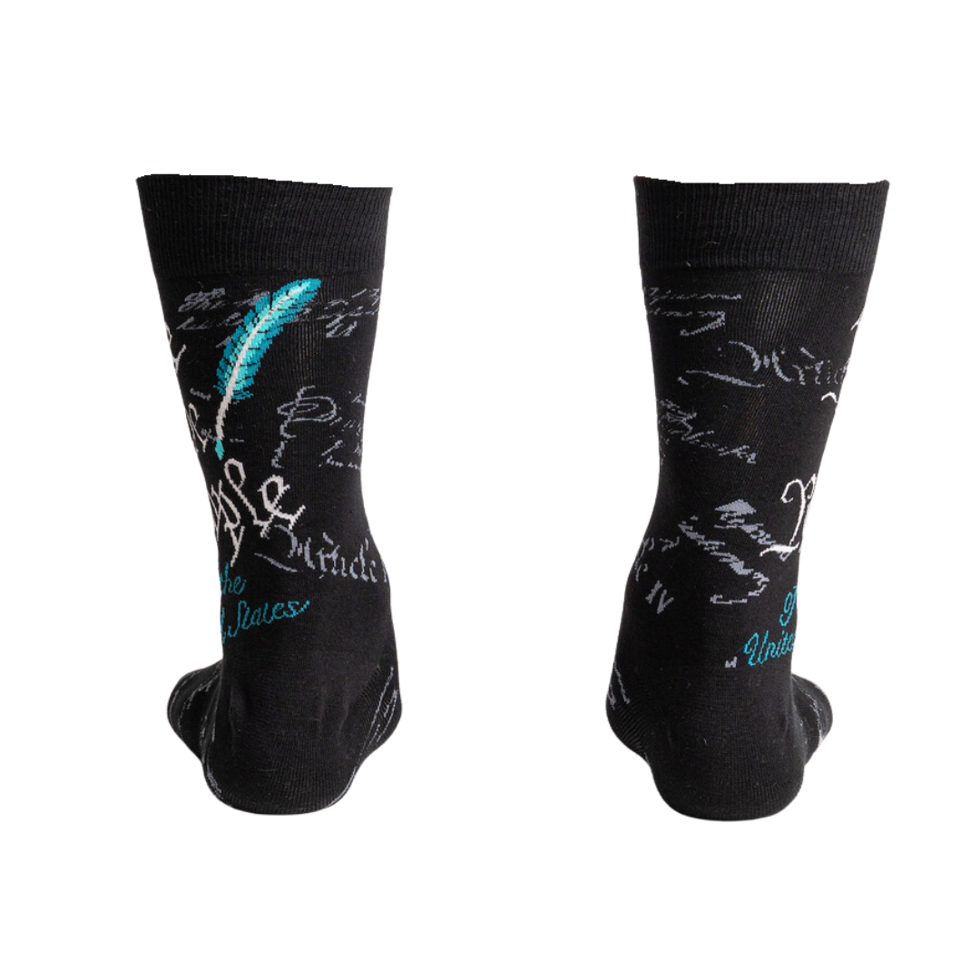 The Constitution Men's Crew Socks Sock It To Me The Penguin Gallery