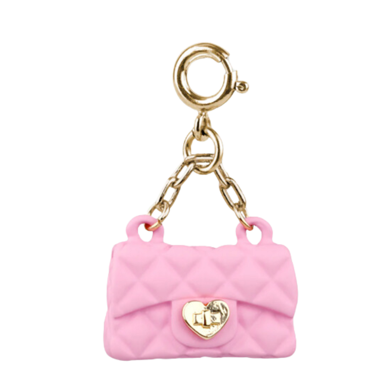 Hope For A Cure Handbag With Adjustable Shoulder Strap Featuring Pebbled  Faux Leather And A Charm