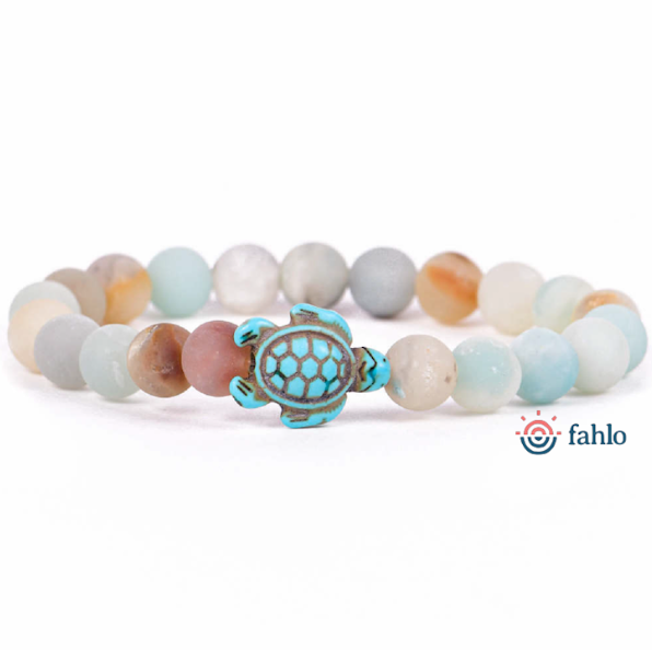 Journey Sea Turtle Tracking Bracelet Sky Stone Fahlo The