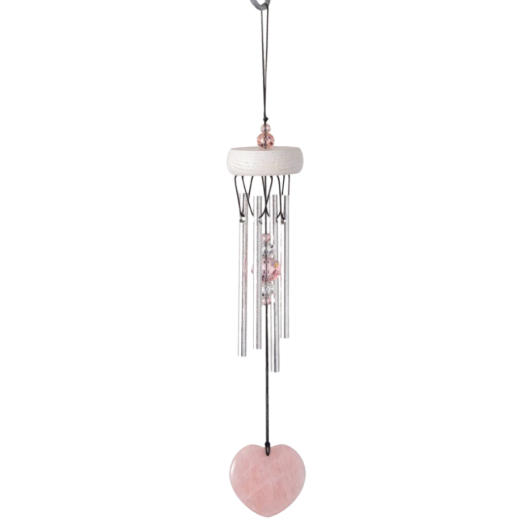 Rose Quartz Heart Chime - Thumbnail 5