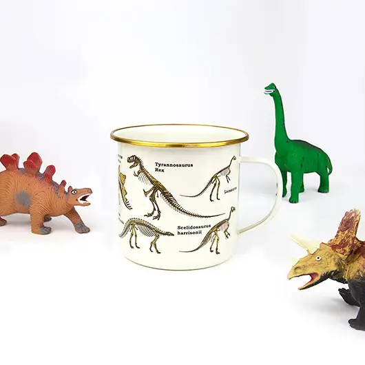 Gift Republic ECOLOGIE Dinosaurum Enamel Mug - Thumbnail 5