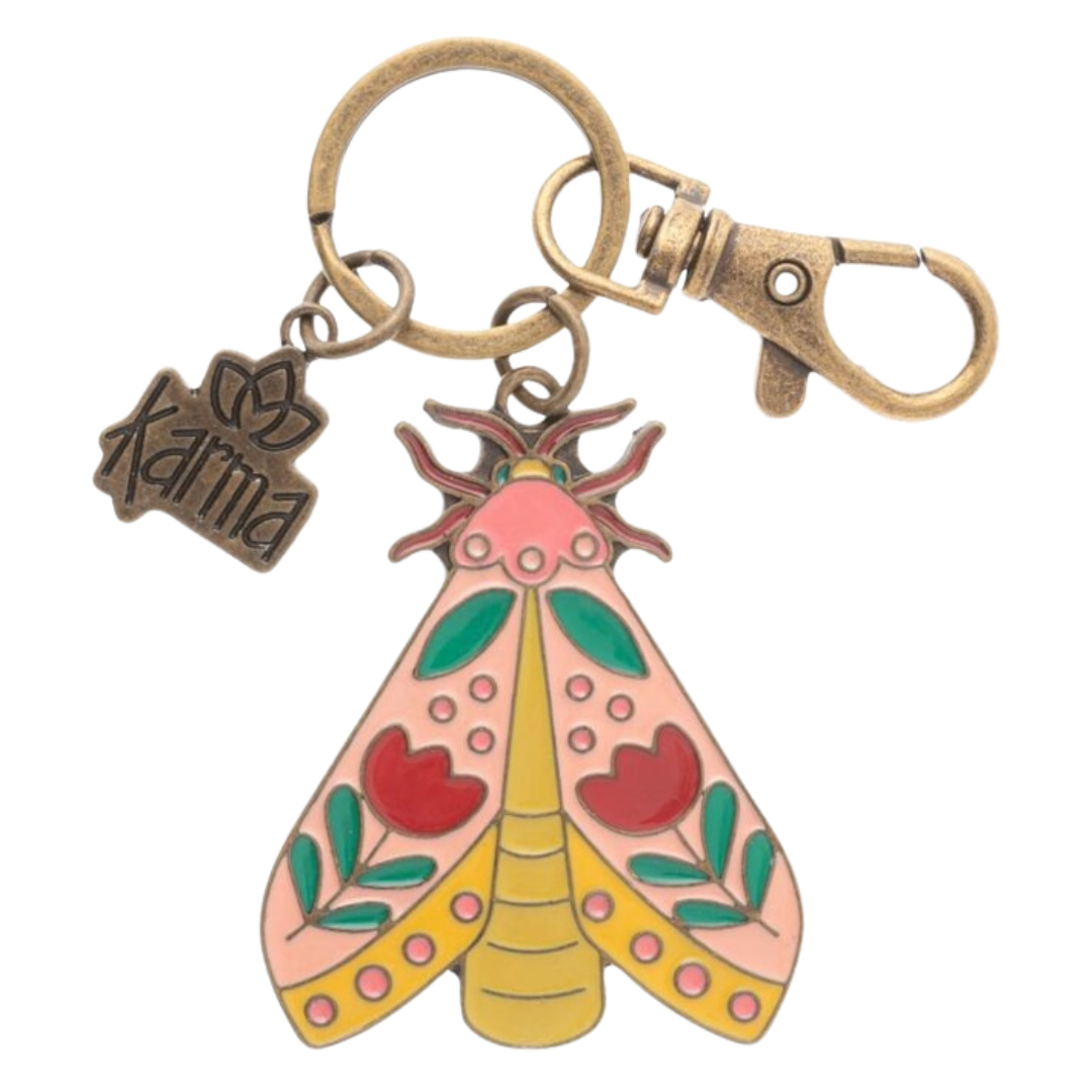 Enamel Bug Keychain| Karma | The Penguin Gallery