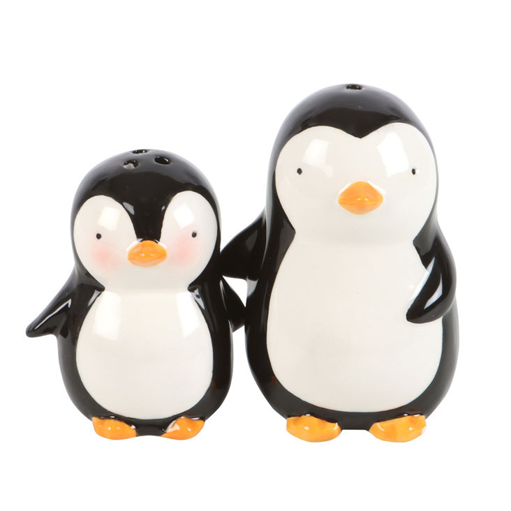 Hugging Penguin Salt and Pepper Shakers