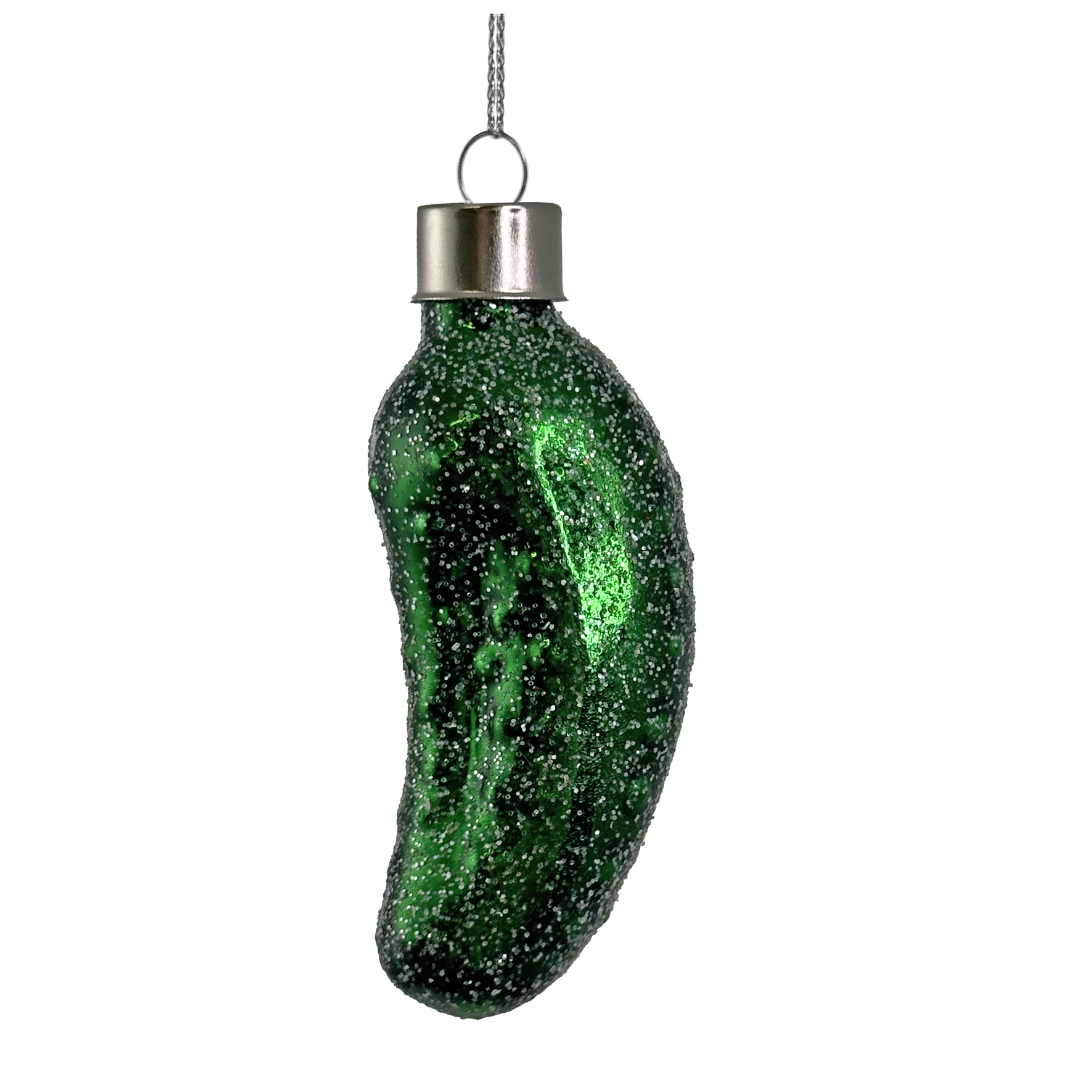 Gerkin Gerkin Pickle Sugared Ornament| Shishi | The Penguin Gallery