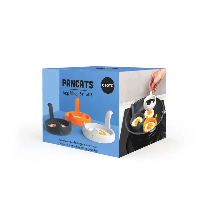 OTOTO Design Pan Cats Egg Rings - Thumbnail 3