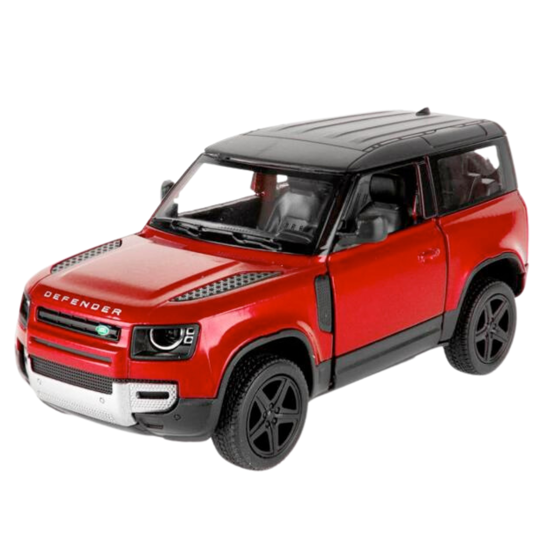 Red Land Rover Defender | Kinsmart Die Cast | The Penguin Gallery