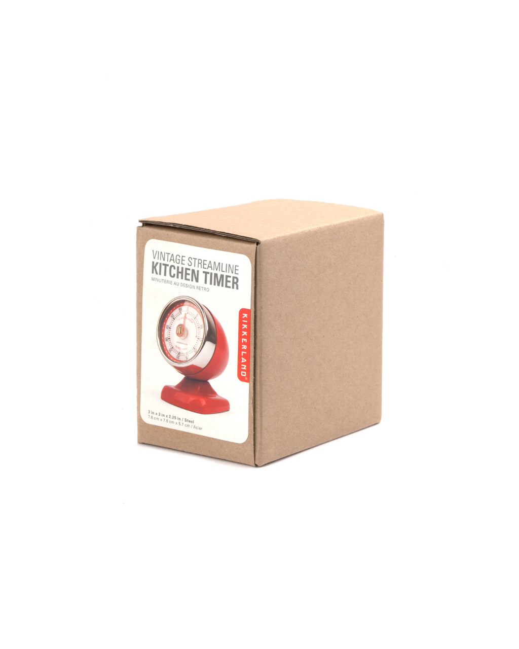 Red Vintage Streamline Kitchen Timer | Kikkerland | The Penguin Gallery