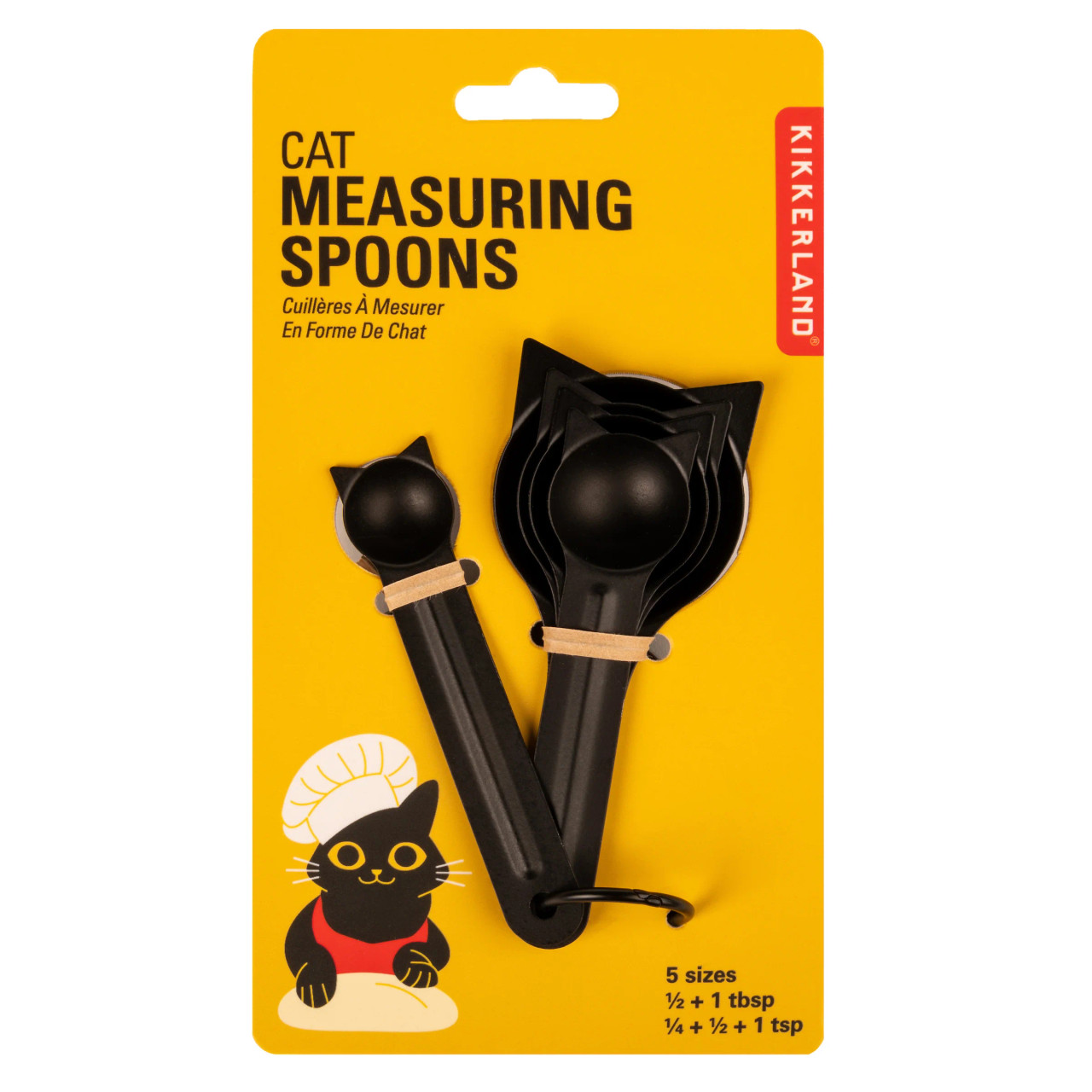 Kikkerland Cat Measuring Spoons - Thumbnail 5