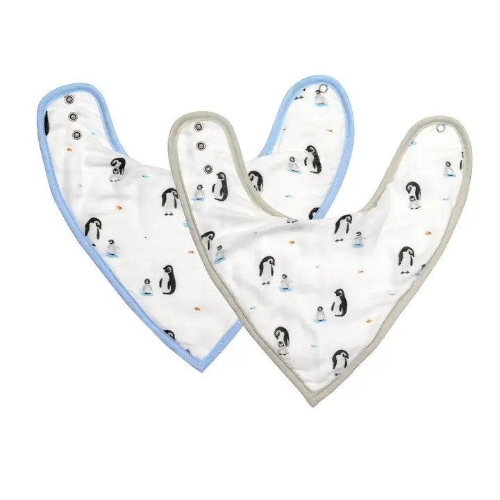 画材 Penguin Bib Bib Set Penguin | Bamboo Little | The Penguin Gallery