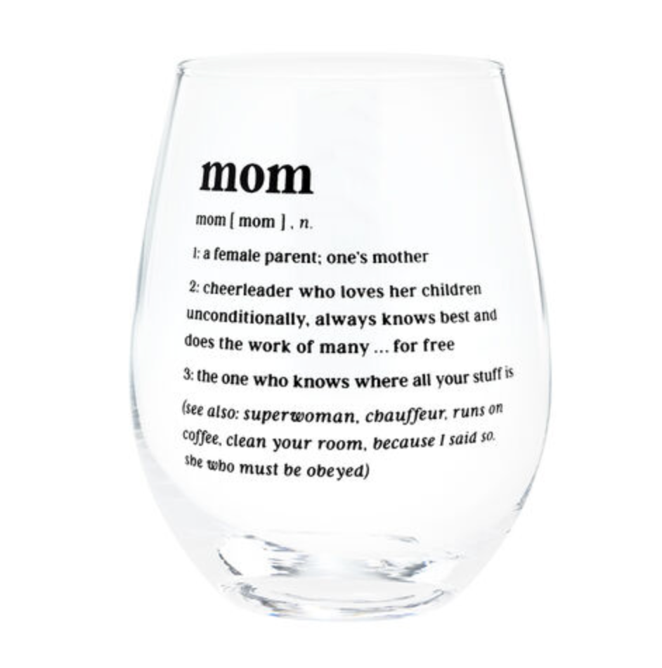 Mom Wine Glass Penguin Gallery