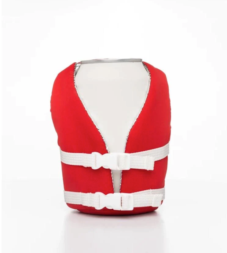 Life Jacket Koozie Red Penguin Gallery