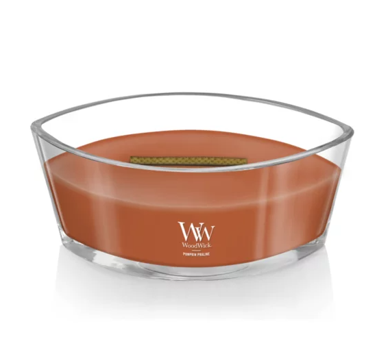 Pumpkin Praline Ellipse Candle WoodWick The Penguin Gallery