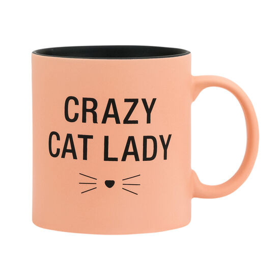 Cat Lady Mug, Crazy Cat Lady Mug, gatto, regalo per l'amante dei gatti, tazza per gatti in ceramica fatta a mano - Italia