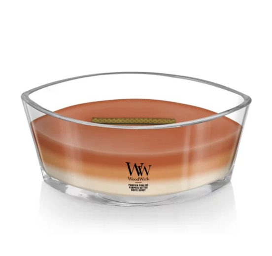 Pumpkin Gourmand Trilogy Ellipse Candle WoodWick The Penguin Gallery