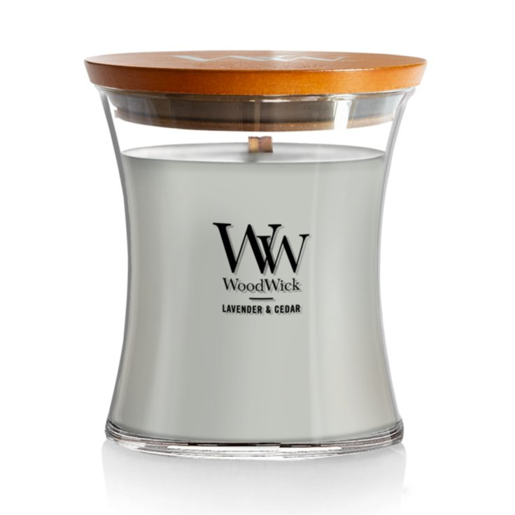 Scented Candle Woodwick Lavender & Cedar
