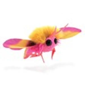 Rosy Maple Mini Moth Finger Puppet Rosy Maple Mini Moth Finger Puppet