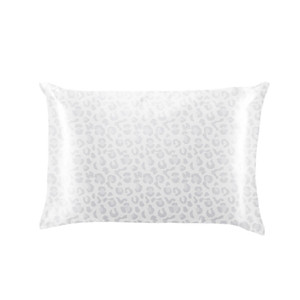 Bye Bye Bedhead Satin Pillow Case - Grey leopard Bye Bye Bedhead Satin Pillow Case - Grey leopard