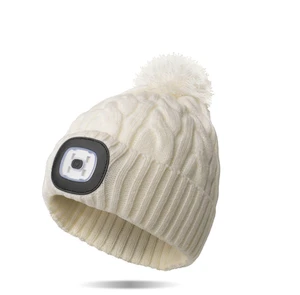 Night Scope Nova Pom Hat - White