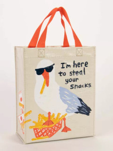 Handy Tote Steal Your Snacks Seagull Handy Tote Steal Your Snacks Seagull