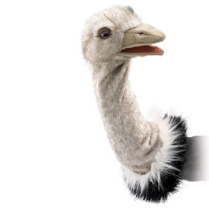 Ostrich Stage Hand Puppet