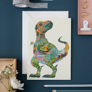 Tyrannosaurus Rex Dino Blank Card Tyrannosaurus Rex Dino Blank Card