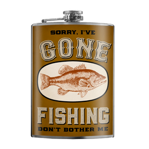Gone Fishing Flask Gone Fishing Flask